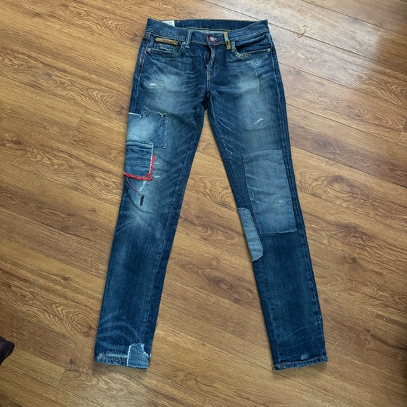 Ralph Lauren Distressed Boho Jeans - Picture 3 of 8